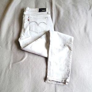 Levi's distressed washed jean